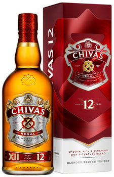 Віскі Chivas Regal 12 років витримки 0.7 л 40% в подарунковій упаковці (080432402931_5000299611814R)