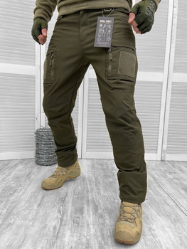 Тактичні штани Soft Shell Olive Camo Elite L