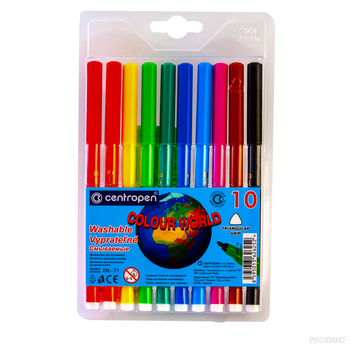 Фломастери 10кол Centropen.7550.10