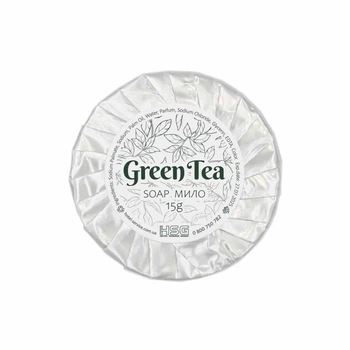 Мило готельне 15 гр. "Green Tea", кругле, комплект 100шт.