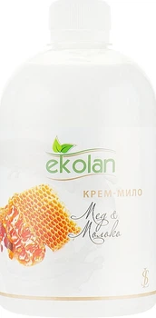 Крем-мыло "Мед-молоко" - Ekolan (сменный блок) 500ml (500ml) (938838-1194470-2)