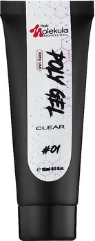 Полигель для ногтей - Nails Molekula Poly Gel 01 Clear 15ml (973144-1241445-2)