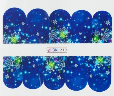 Водные наклейки для ногтей, BN - Vizavi Professional BN-210 (972848-1241008-2)