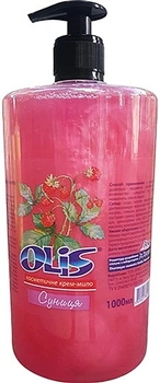 Косметичне рідке крем-мило "Суниця" з дозатором - Olis 1000ml (500ml, 1000ml) (965702-1227152-2)