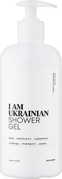 Гель для душу з ароматом троянди, грейпфрута, амбри - I Am Ukrainian Shower Gel 500ml (500ml)