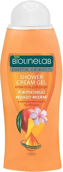 Крем-гель для душа "Цветочный манго-майами" - Biolinelab Shower Cream Gel 400ml (400ml) (966416-1227706-2)