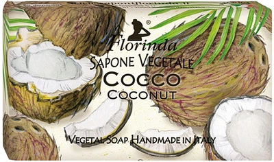 Мыло натуральное "Кокос" Florinda Coconut 100g (721489-1055855-2)
