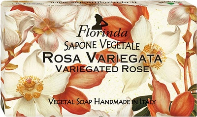 Мыло натуральное "Пестрая роза" Florinda Variegated Rose 100g (720778-1087788-2)