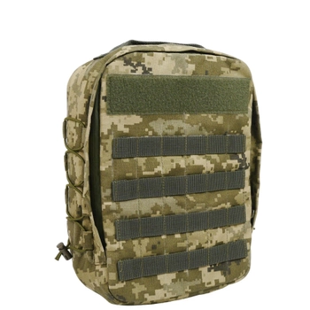 Універсальний тактичний швидкоз'ємний рюкзак 10 літрів, військовий штурмовий рюкзак із щільної тактичної тканини Kiborg Піксель
