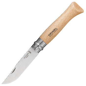 Ніж складаний Opinel №9 Inox (довжина: 205мм лезо: 90мм) бук