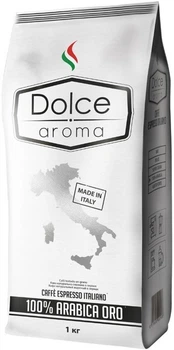 Кава зернова Арабіка DOLCE AROMA 100% Arabica Oro 1 кг