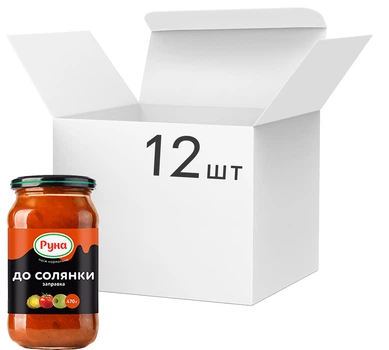 Упаковка заправок к солянке Руна 470 г х 12 шт (4820015949707)