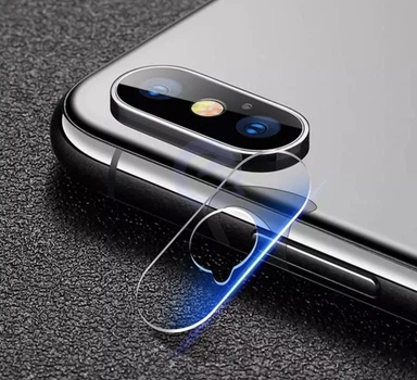 Защитное стекло на камеру айфон X ( iPhone X ) 1 шт Прозрачный Без Бренда