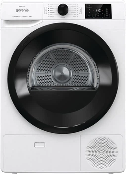 Сушильна машина Gorenje тепловий насос, 8кг, A+++, 60см, дисплей, білий (DNE83/GN)
