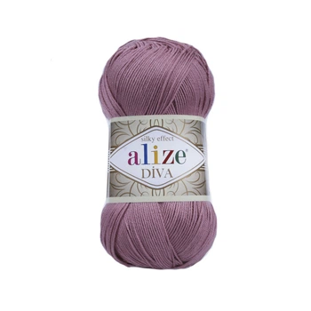Пряжа для ручного вязания Alize DİVA (Alize дива) 354 сухая роза