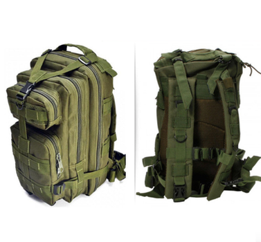 Тактический штурмовой военный рюкзак на 33-35 Traum литров зеленый