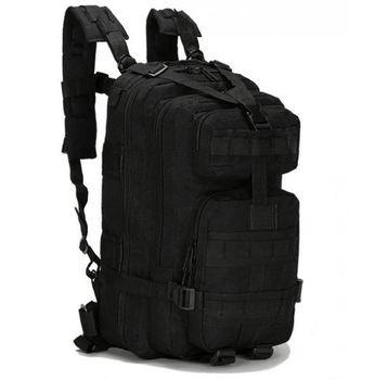 Тактический штурмовой военный рюкзак на 23-25 Traum литров чёрный