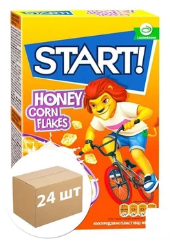 Хлопья медовые ТМ "Start" 90г упаковка 24шт (99029)