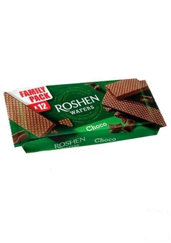 Вафлі Roshen (шоколад) ПКФ 1х216 г (95639)