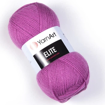 Турецька пряжа для в'язання Yarnart Elite (Еліт) акрил 849 суха троянда