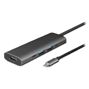 Док-станція CHIEFTEC 5-in-1 DSC-502 USB3.2 Type-C - HDMI+USB 3.2x2+USB-C+PD 80W (DSC-502)