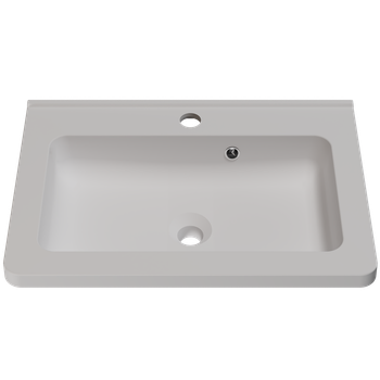 Раковина матовая врезная Amidicon Passage 60 593x415 из литого камня PASSAGE_60_MAT