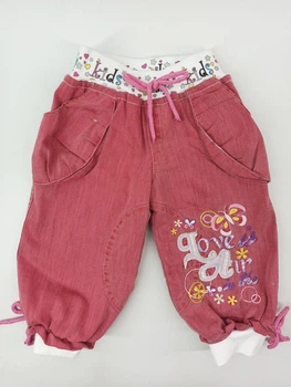Зимові джинси дитячі Girls Club 0188 86см(р) кораловий