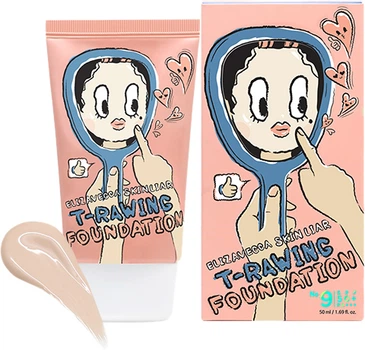 Тональная основа Elizavecca SkinLiar T-Rawing Foundation No9 – Light Beige 50 мл (8809624503766)