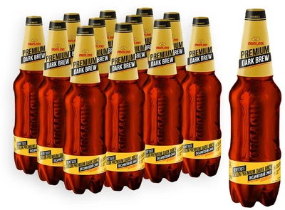 Оболонь Premium Extra Brew напівтемне фільтроване 1 л × 12, ПЕТ
