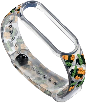 Ремінець ArmorStandart This is the Way для Xiaomi Mi Band 7/6/5 BY Transparent (ARM59267)