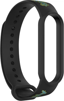 Ремінець ArmorStandart RM для Xiaomi Mi Band 7/6/5 Inscription Black (ARM59271)