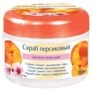 Скраб для лица "Персиковый" Belle Jardin Spa Naturelle 200ml (648933-557906-2)