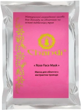 Маска для лица с экстрактом розы Chandi "Rose Face Mask" 20g (442878-808751-2)
