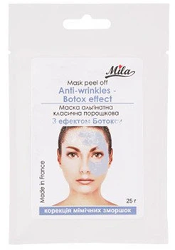 Маска альгинатная классическая порошковая "С эффектом Ботокса" Mila Mask 25g (720974-1116396-2)