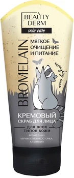Кремовий скраб для обличчя з абрикосовою кісточкою Beauty Derm Skin Care 75ml (912191-834742-2)