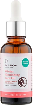 Зимова поживна олія для обличчя для всіх типів шкіри Ikarov Winter Nourishing Face Oil Organic Orange & Calendula 30ml