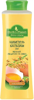 Шампунь-бальзам 2в1 "Яичный лецитин и овес" Herb's Planet 500ml (882667-1115791-2)
