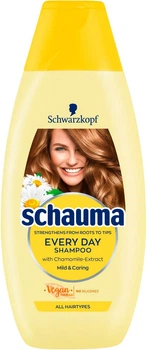 Шампунь для всіх типів волосся з екстрактом ромашки Schauma Every Day Shampoo With Chamomile-Extract 400ml (400 мл) (922511-853602-2)