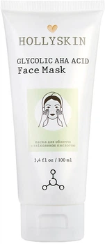 Маска для обличчя із гліколевою кислотою Hollyskin Glycolic AHA Acid Face Mask 100ml (891611-802206-2)