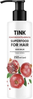 Бальзам для фарбованого волосся "Гранат та кератин" Tink SuperFood For Hair Pomegranate & Keratin Balm 500ml (896280-951680-2)