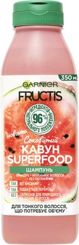 Шампунь для тонкого волосся "Соковитий Кавун" Garnier Fructis Superfood 350ml (904927-822472-2)
