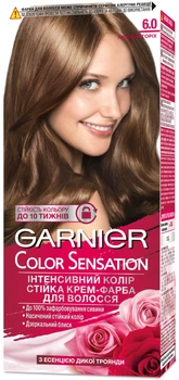 Стійка крем-фарба для волосся Garnier Color Sensation 6.0 - Лісовий горіх (40ml) (435736-1415603423-2)