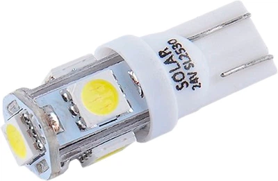 Лампочка без цоколя LED T10_W5W SMD біла 5-діодів 24V W2.1x9.5d (Solar) (к-т.-2шт.) SL2530
