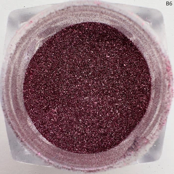 Зеркальная втирка (mirror powder) Розовый B6 для дизайна ногтей