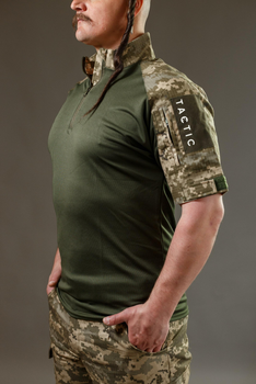 Тактична військова сорочка Убакс (UBACS) з коротким рукавом, піксель ЗСУ 46