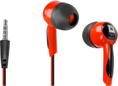Słuchawki Defender Basic 604 Czarno-Czerwone (63605)