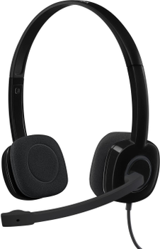 Słuchawki Logitech H151 Czarne (981-000589)
