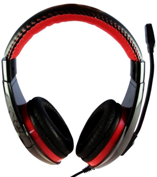 Słuchawki Media-Tech NEMESIS USB Czarno-Czerwone (MT3574)