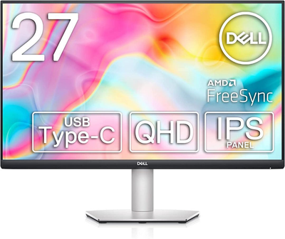 Monitor 27" Dell S2722DC (210-BBRR) 75Hz / 8-Bit / USB Type-C Power Delivery 65W