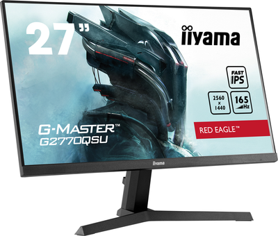 Monitor 27” iiyama G-Master G2770QSU-B1 – Fast IPS 2K / 165Hz / 8-bit / MPRT 0.5.s / AMD FreeSync Premium Pro / G-SYNC Compatible